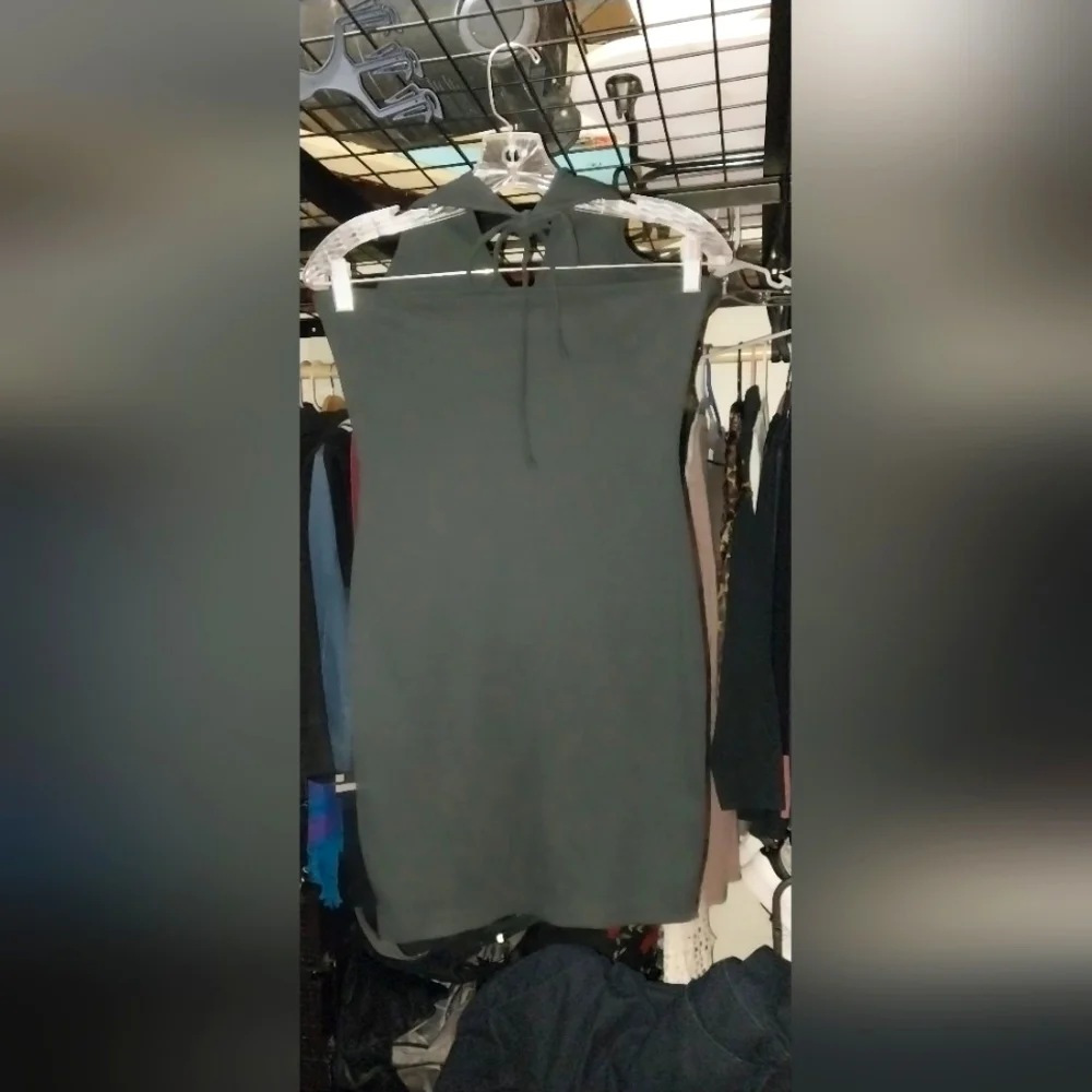 Wild Fable Black Halter Midi Dress - Picture 2 of 2